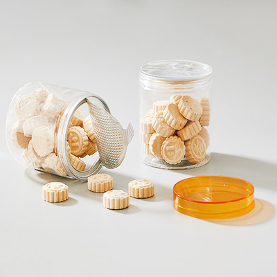 Ensemble de pots cosmétiques en plastique élégant Impression personnalisée de différentes tailles pour les produits de beauté
