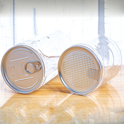 Ensemble de pots cosmétiques en plastique élégant Impression personnalisée de différentes tailles pour les produits de beauté