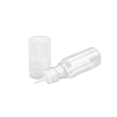 Bouteille de gouttelette liquide PET transparente et à l' épreuve des enfants / bouteille liquide E avec capuche à vis