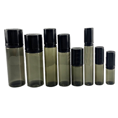 Bouteilles gouttelettes liquides en PET de 10 ml à 100 ml Impression sur écran de logo sur mesure Forme ronde
