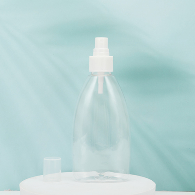 Bouteilles de lotion PMMA rondes et claires 250 ml 300 ml 500 ml échantillon fourni Blanc/demande du client
