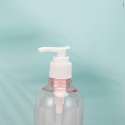 Bouteilles de lotion en plastique blanc personnalisables pour différents volumes avec sérigraphie