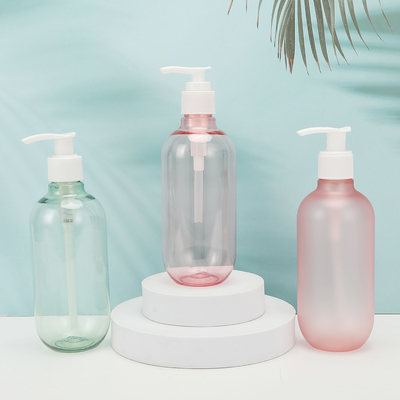 Bouteilles de lotion en plastique blanc personnalisables pour différents volumes avec sérigraphie