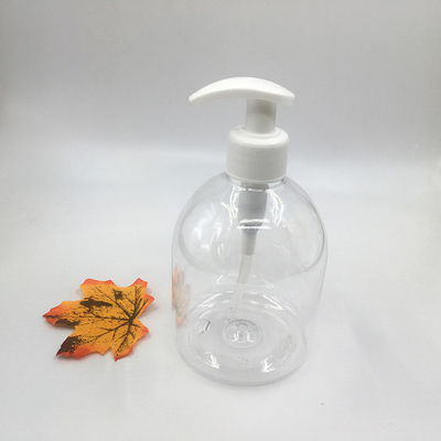 Bouteille de pompe à shampooing PETG ronde de 118 mm pour les cosmétiques