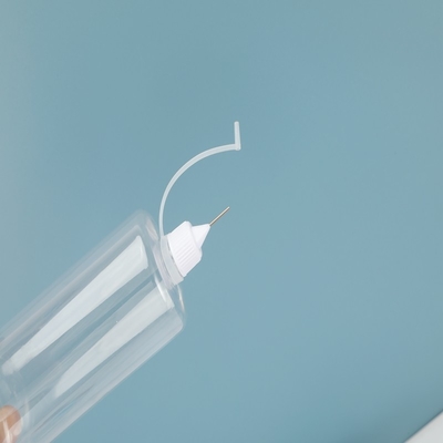 Bouteilles de liquide en PET à l' épreuve des enfants de 10 à 100 ml, transparentes, ronds, avec logo personnalisé