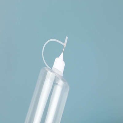 Bouteilles de liquide en PET à l' épreuve des enfants de 10 à 100 ml, transparentes, ronds, avec logo personnalisé