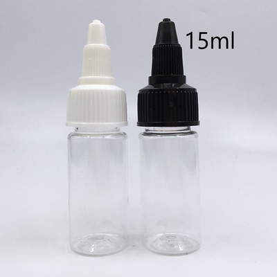 Bouteilles PETG transparentes personnalisées pour le cou à vis liquide Finition de différentes capacités