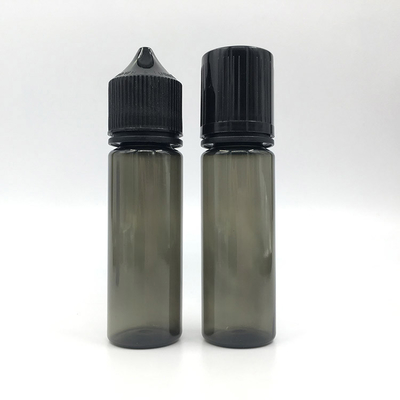 Impression personnalisée Bouteilles de couleur pour E Liquid Logo personnalisé Bouchon à vis Forme à l'épreuve des enfants