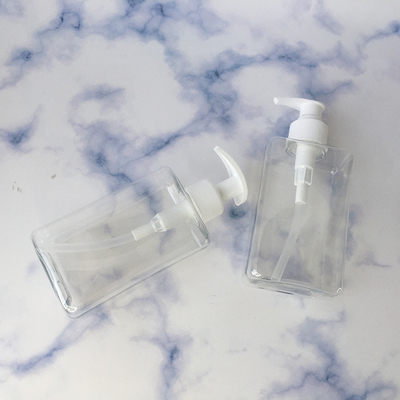 Bouteille de pulvérisateur à pompe PETG recyclable pour les cosmétiques 20/410 Dispenser de shampooing