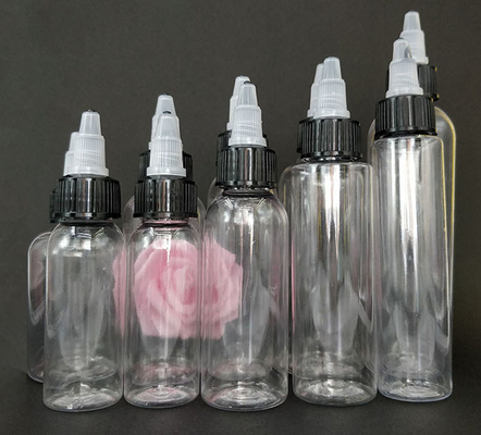 Bouteilles d'emballage liquide à vis de 15 ml à 100 ml de différentes capacités et styles