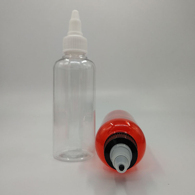 Bouteilles en plastique à vis de couleur personnalisée avec scellés sécurisés pour un stockage durable