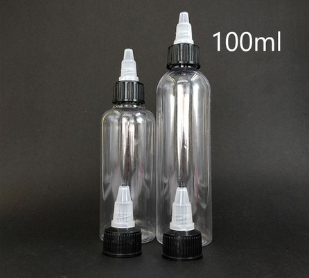 Bouteilles en plastique à vis de couleur personnalisée avec scellés sécurisés pour un stockage durable