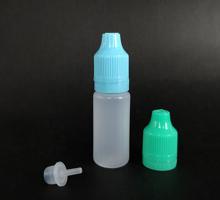 Bouteilles à goutte à goutte transparentes noires personnalisées 10 ml-120 ml Surface lisse pour le stockage de liquide