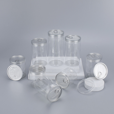 Contenants en plastique transparents avec logo personnalisé pour un stockage sécurisé