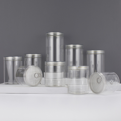 Récipients de pots imprimés sur mesure avec couvercle en aluminium scellé par une feuille sensible à la pression