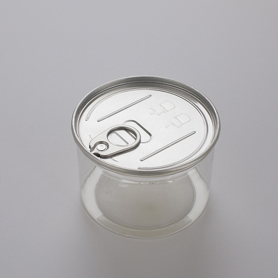 Containers en boîtes en plastique à logo personnalisable avec étanchéité en feuille d'aluminium de différentes capacités