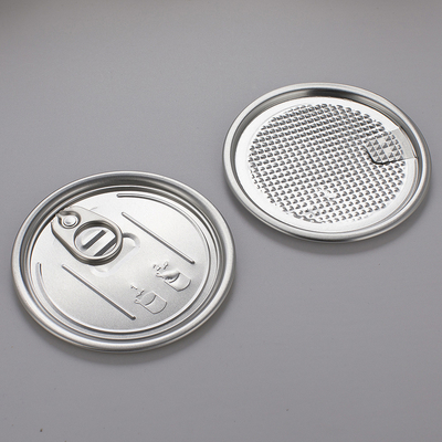 Containers en pot en plastique à logo personnalisé avec couvercle en aluminium et technologie de scellement sensible à la pression