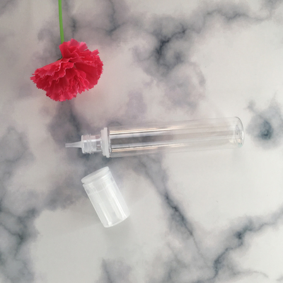Bouteilles à gouttelette liquide en PET imprimées sur mesure Cap à vis transparent avec différentes capacités