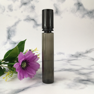 E PET liquide bouteille ronde Cap à vis transparent Impression personnalisable