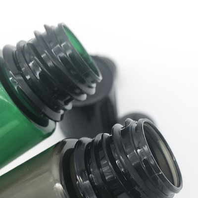 Logo personnalisé Bouteille de liquide transparente ronde E avec col et écran à l' épreuve des enfants