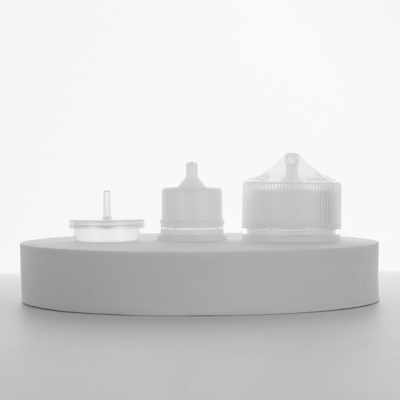 Logo personnalisé Bouteilles rondes de liquide E avec capuchon à vis pour liquide E
