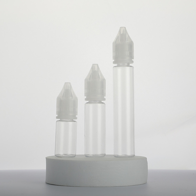 Logo personnalisé Bouteilles rondes de liquide E avec capuchon à vis pour liquide E