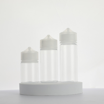 Logo personnalisé Bouteilles rondes de liquide E avec capuchon à vis pour liquide E