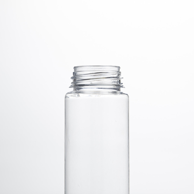 Bouteille de gouttelette liquide couleur personnalisée imprimée sur écran Bouteille de gouttelette PET transparente ronde