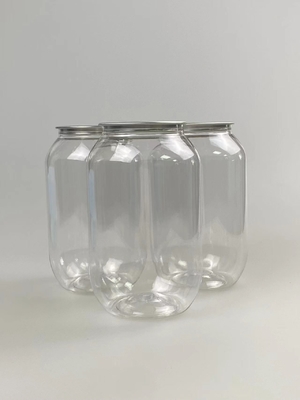 Boîtier cosmétique en plastique lisse personnalisé avec finition transparente pour un logo et un design personnalisés