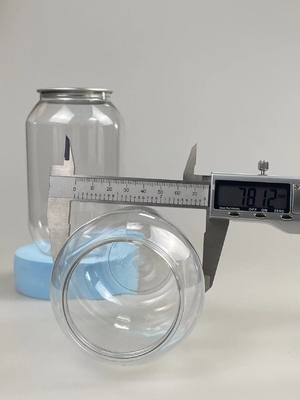 Bouteille cosmétique transparente personnalisée avec une surface lisse et une pression sensible