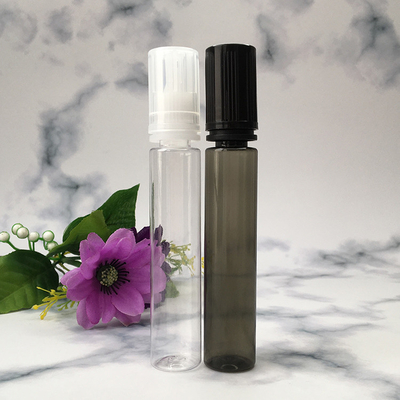 Bouteilles rondes en PET E liquide avec sérigraphie personnalisée de logo - différentes tailles disponibles
