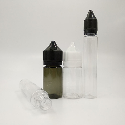 Écran à vis sur mesure PET E bouteilles liquides en forme ronde imprimé pour différentes capacités