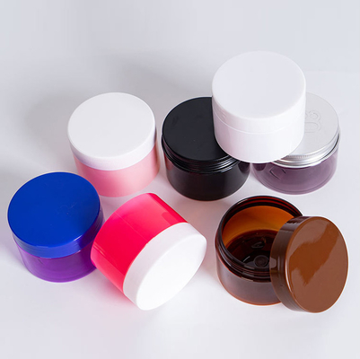 Contenants en plastique personnalisables de différentes capacités et doubles couvercles en plastique/aluminium