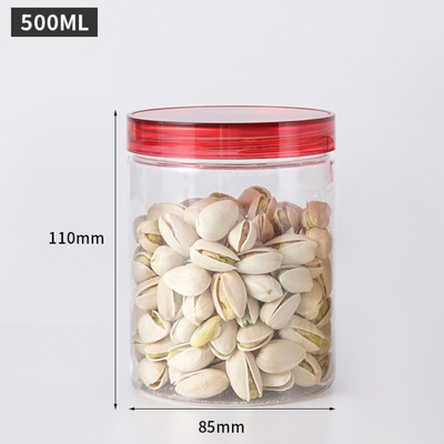 Conteneurs de pots en plastique personnalisables avec une capacité de 2 oz-8 oz Options d'impression et de couvercle transparents / personnalisés
