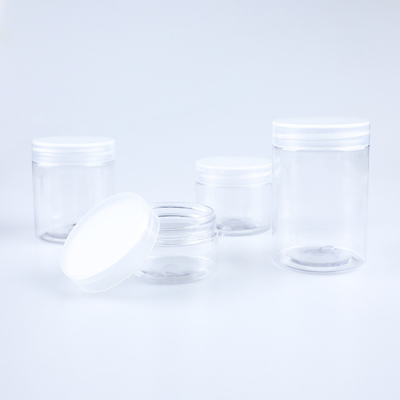 Logo personnalisable 8 oz Conteneurs en pot en plastique avec couvercles transparents pour divers besoins de stockage