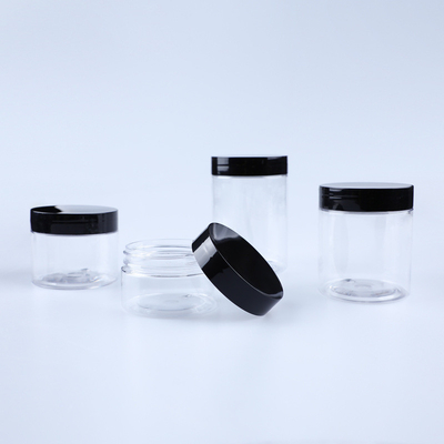 Logo personnalisable 8 oz Conteneurs en pot en plastique avec couvercles transparents pour divers besoins de stockage