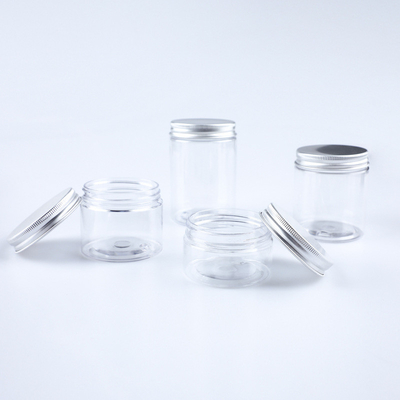 Logo personnalisable 8 oz Conteneurs en pot en plastique avec couvercles transparents pour divers besoins de stockage