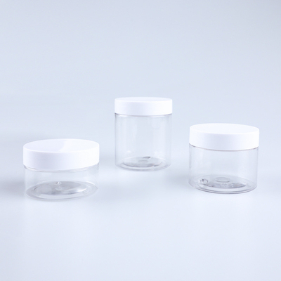 Logo personnalisable 8 oz Conteneurs en pot en plastique avec couvercles transparents pour divers besoins de stockage
