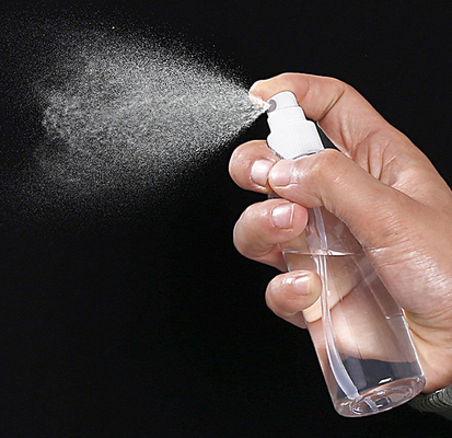 Bouteilles de pulvérisation en plastique PET rondes de différentes tailles pour un usage quotidien