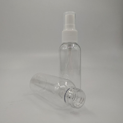 Bouteille de pulvérisation plastique PET transparente classique pour une utilisation quotidienne dans différentes tailles