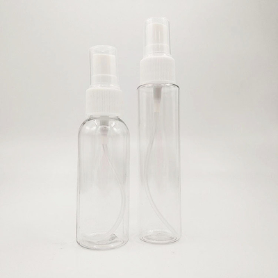 Bouteille de pulvérisation en plastique fin et vide PET 30 ml 50 ml 100 ml 120 ml 150 ml 200 ml 250 ml 500 ml Ambre Blanc Clair Pour les produits cosmétiques