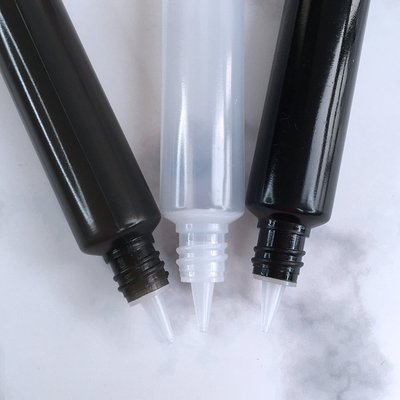 Bouteille à goutte à goutte transparente pour liquide, à l'épreuve des enfants, personnalisable