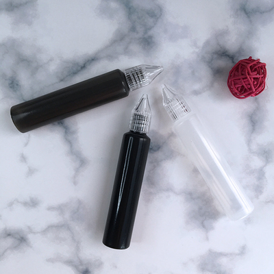 Bouteille à goutte à goutte transparente pour liquide, à l'épreuve des enfants, personnalisable