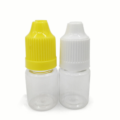 Bouteilles liquides en PET rondes et imprimées sur écran avec logo personnalisé couleur transparente
