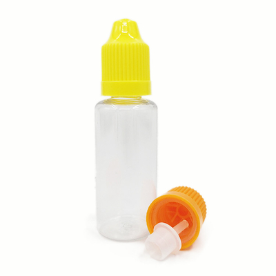 Bouteilles de liquide en PET rondes et imprimées sur mesure avec un capuchon à l' épreuve des enfants