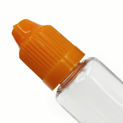 Bouteilles de liquide en PET rondes et imprimées sur mesure avec un capuchon à l' épreuve des enfants