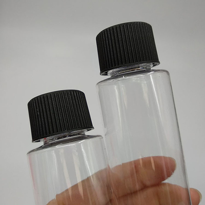 Bouteilles en plastique à vis liquide avec personnalisation du panneau d'étiquette