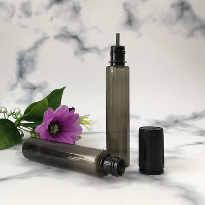 Bouteille de liquide imprimée personnalisée avec cou à l' épreuve des enfants transparente 10ml-100ml