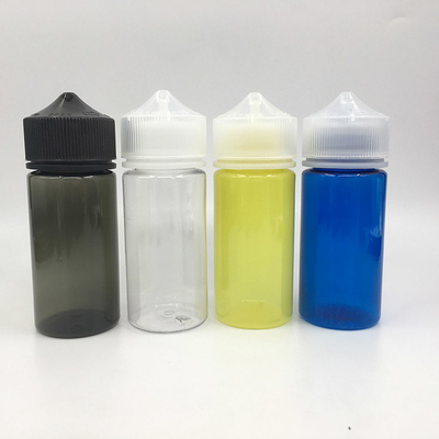Bouteilles liquides en PET transparentes personnalisables, étanches aux enfants, avec capuchon à vis