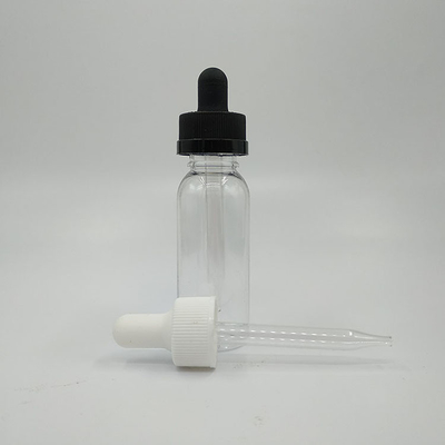 5000pcs Bouteilles de gouttelette en verre noir transparent pour le liquide Logo personnalisé Tailles différentes